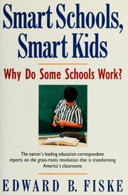 Cover of: Smart schools, smart kids: why do some schools work?