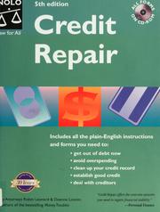 Cover of: Credit Repair (Credit Repair, 5th ed) by Robin Leonard, Deanne Loonin, Kathleen Michon