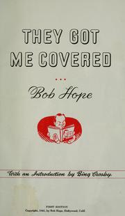 Cover of: They got me covered