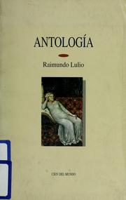 Cover of: Antología