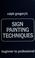 Cover of: Sign Making