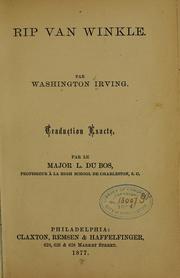 Cover of: Rip Van Winkle. by Washington Irving