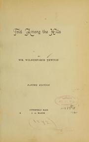 Cover of: Told among the hills by William Wilberforce Newton