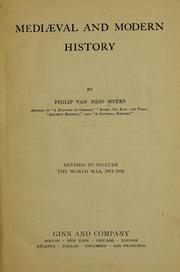 Cover of: Mediæval and modern history