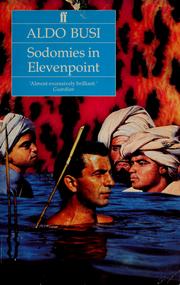 Cover of: Sodomies in elevenpoint by Aldo Busi