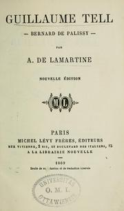 Cover of: Guillaume Tell: Bernard de Palissy