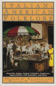 Cover of: Italian-American Folklore (American Folklore Series)