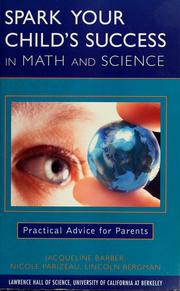 Cover of: Spark Your Child's Success in Math and Science by Jacqueline Barber, Nicole Parizeau, Lincoln Bergman, Gems (Project)