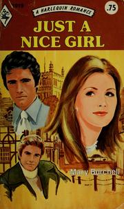 Cover of: Just a nice girl by Mary Burchell