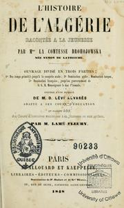 Cover of: L'Histoire de l'Algérie