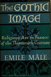 Cover of: The Gothic image by Êmile Mâle