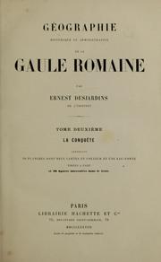 Cover of: Géographie historique et administrative de la Gaule romaine