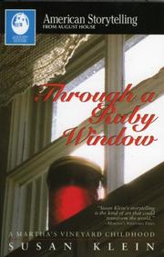 Cover of: Through a Ruby Window (American Storytelling)