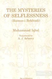 Cover of: The mysteries of selflessness | Sir Muhammad Iqbal