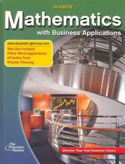Cover of: Mathematics with Business Applications, Student Edition by McGraw-Hill, McGraw-Hill