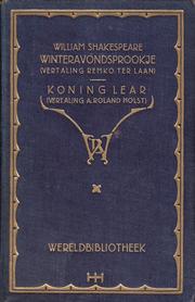 Cover of: Koning Lear by William Shakespeare ; vert.: A. Roland Holst