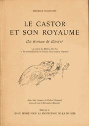 Le castor et son royaume by Maurice Blanchet