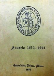 Cover of: Anuario 1953-54 by Academia de Genealogía y Heráldica Mota-Padilla