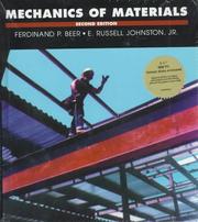 Cover of: Mechanics of Materials/Book and 5 1/4 Inch Disk by Ferdinand P. Beer, E. Russell Johnston