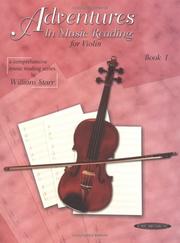 Cover of: Adventures in Music Reading For Violin Book 1