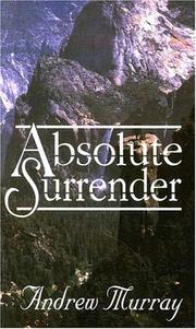 Cover of: Absolute Surrender by Andrew Murray