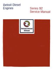 Cover of: Detroit diesel engines, series 92: service manual.
