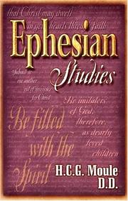 Ephesian studies by Handley Carr Glyn Moule