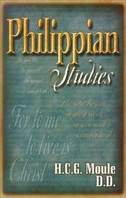 Philippian studies by Handley Carr Glyn Moule