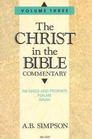 Christ in the Bible Commentary by A. B. Simpson