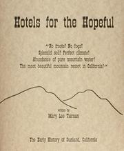 Cover of: Hotels for the Hopeful
