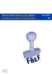 Cover of: Informe APEI sobre acceso abierto by 