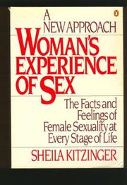 Cover of: Woman's experience of sex by Sheila Kitzinger