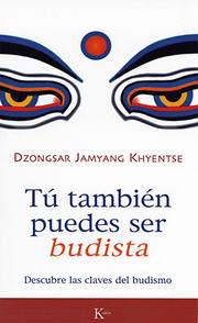 Cover of: Tú también puedes ser budista by 