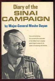Cover of: Diary of the Sinai Campaign, 1956 by Moshe Dayan
