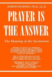 Cover of: Prayer Is the Answer