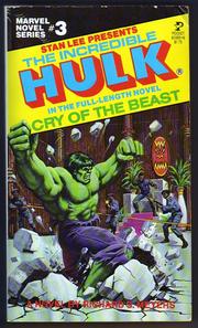 Cover of: Cry of the Beast (Incredible Hulk) by Richard S. Meyers