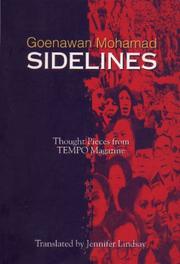 Cover of: Sidelines: Thought Pieces from TEMPO Magazine