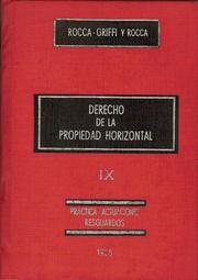 Cover of: DERECHO DE LA PROPIEDAD HORIZONTAL. tomo IX by 