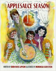 Cover of: Applesauce season