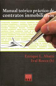 Cover of: MANUAL TEÓRICO PRÁCTICO DE CONTRATOS INMOBILIARIOS by 
