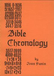 Cover of: Bible Chronology in Three Parts