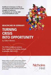 Healthcare in Germany. Turn crisis into opportunity by Gilbert Mertens