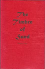 Cover of: The timbre of sand | Page, Stephen