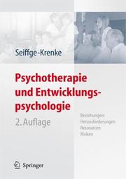 Cover of: Psychotherapie und Entwicklungspsychologie by 