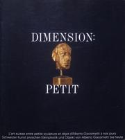 Cover of: Dimension, petit by Erika Billeter