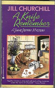 Cover of: A Knife to Remember (Jane Jeffry Mystery Series #5)
