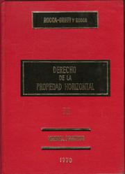 Cover of: DERECHO DE LA PROPIEDAD HORIZONTAL. tomo II: Manual Práctico