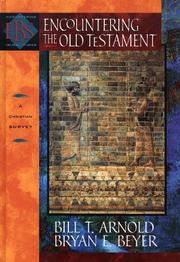 Cover of: Encountering the Old Testament: A Christian Survey