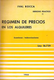 Cover of: RÉGIMEN DE PRECIOS EN LOS ALQUILERES by 