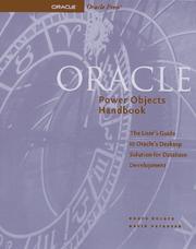 Cover of: Oracle Power Objects Handbook/the User's Guide to Oracle's Desktop Solution for Database Development: The User's Guide to Oracle's Desktop Solution for Database Development (Oracle Series)